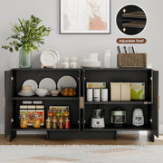 60" Sideboard Buffet Cabinet with Storage