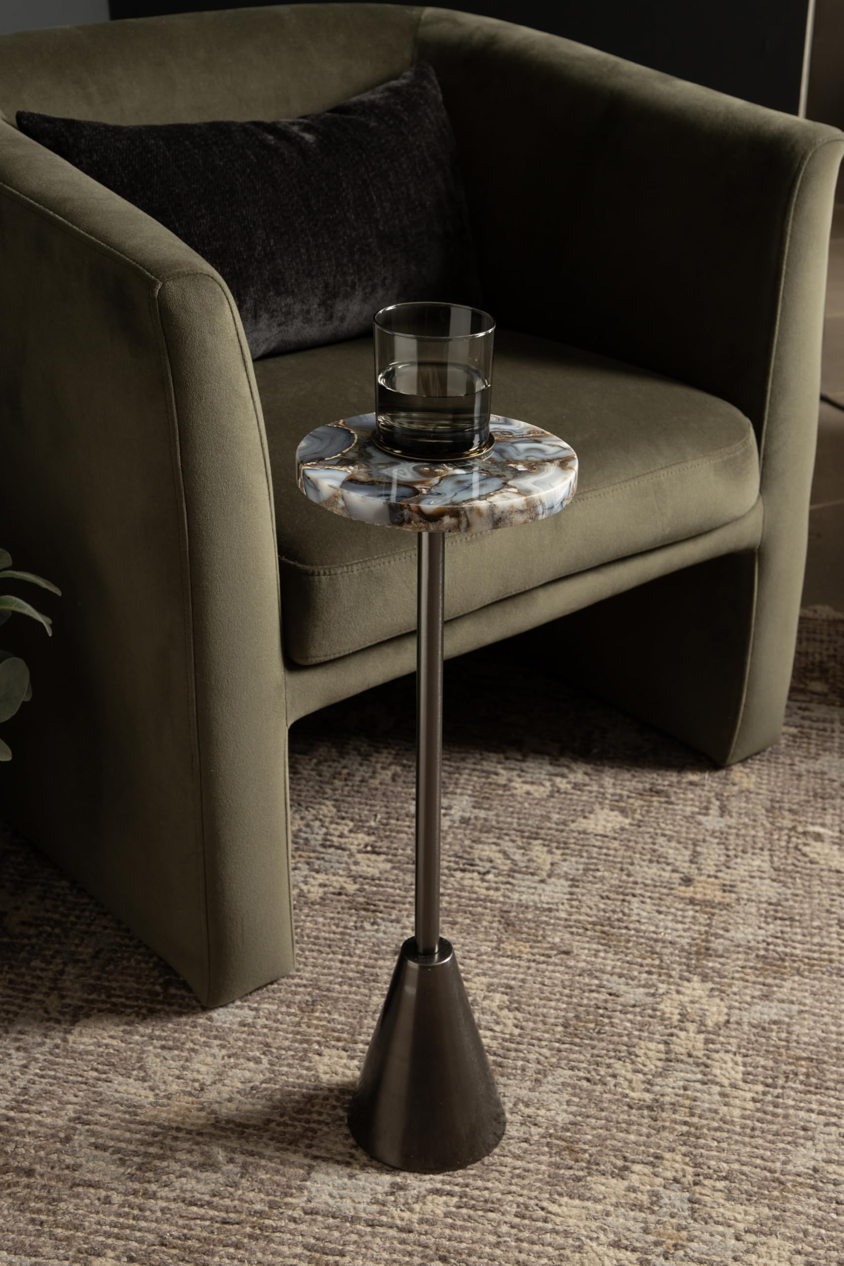 Sitara Modern Coastal Round Drink Table