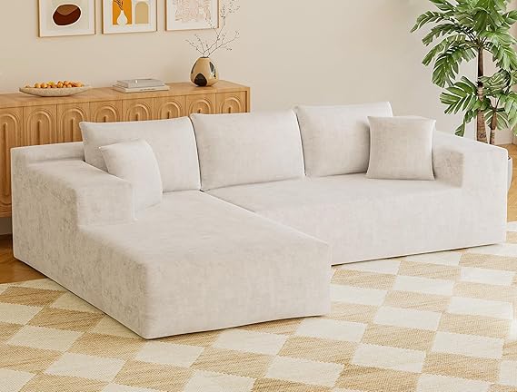 108" Cloud Sectional Sofa L-Shaped Modular Couch