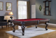 8' Slate Pool Table with Hardwood Frame