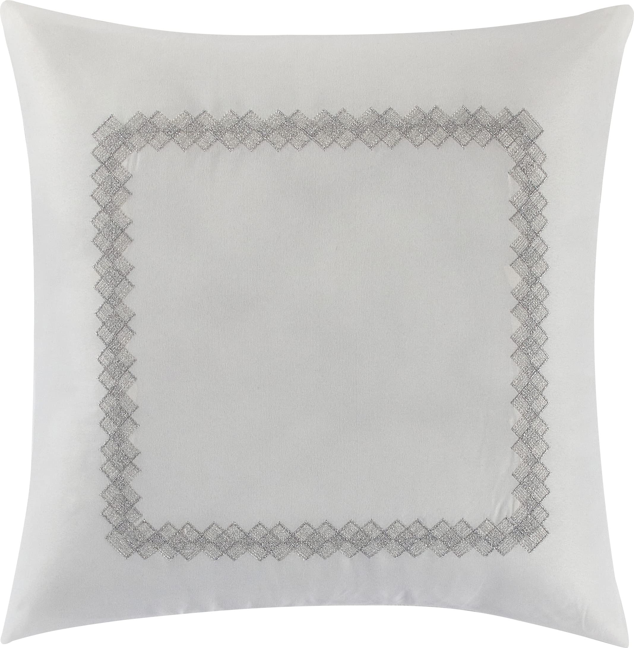 7-Piece Tufted Embroidery Comforter Set California King White
