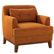 Terry Fabric Accent Chair with Cushion