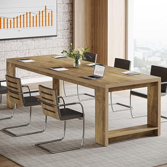 7 ft Conference Table for 6-8 People