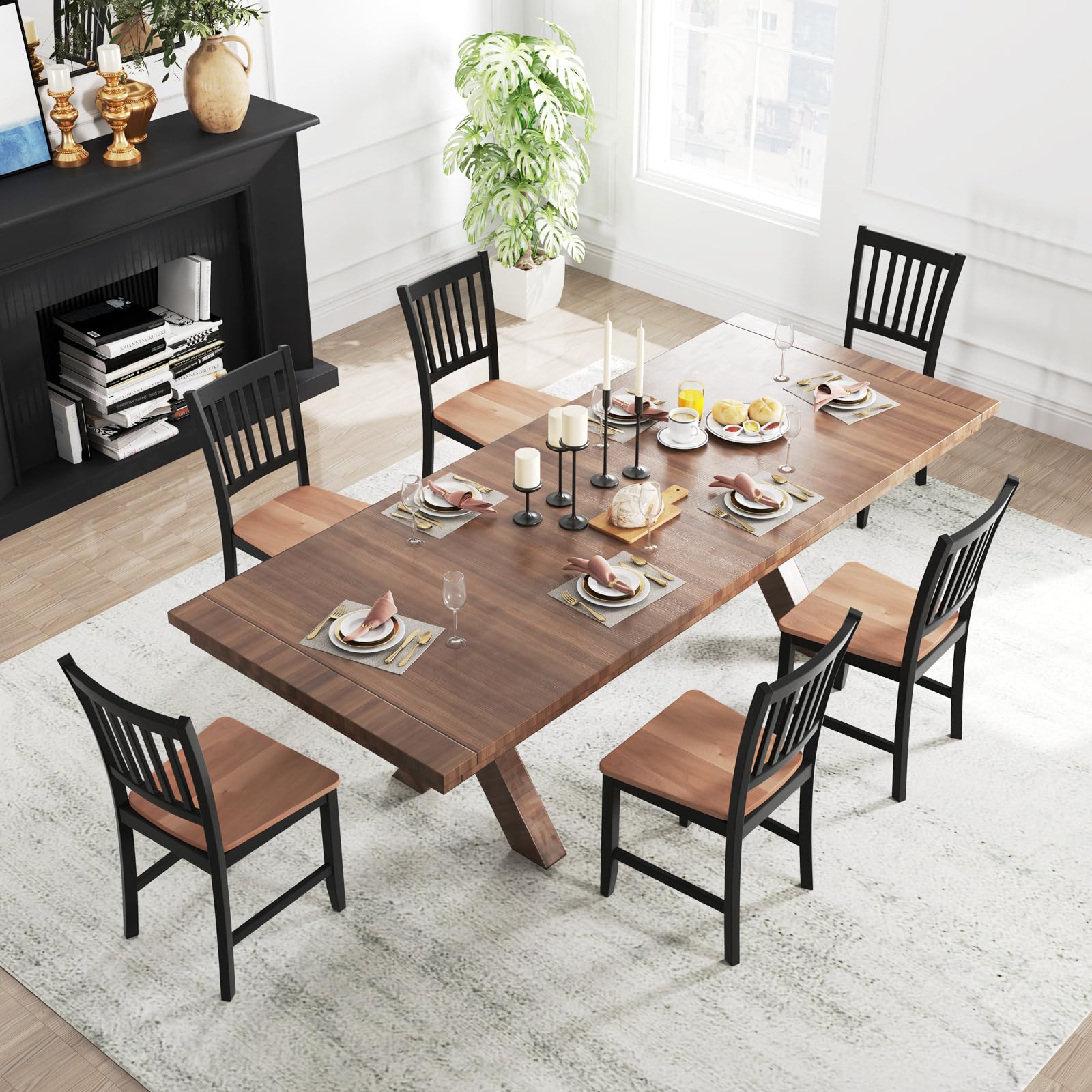 Mid-Century Modern Dining Chairs Set of 4