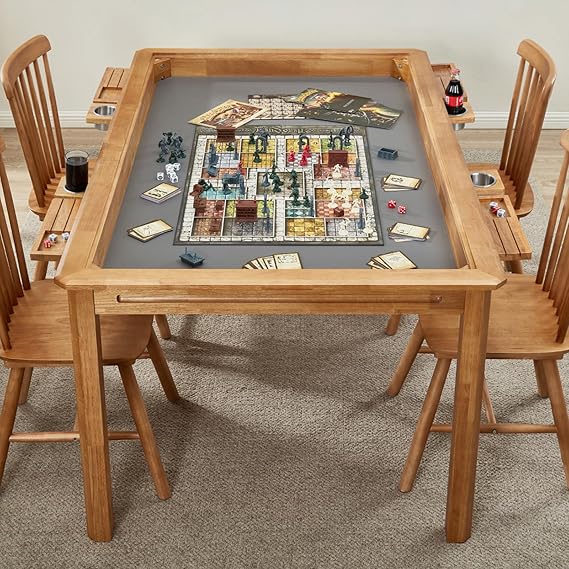 Board Game Table with Removable Top - Seats 4-6 Players