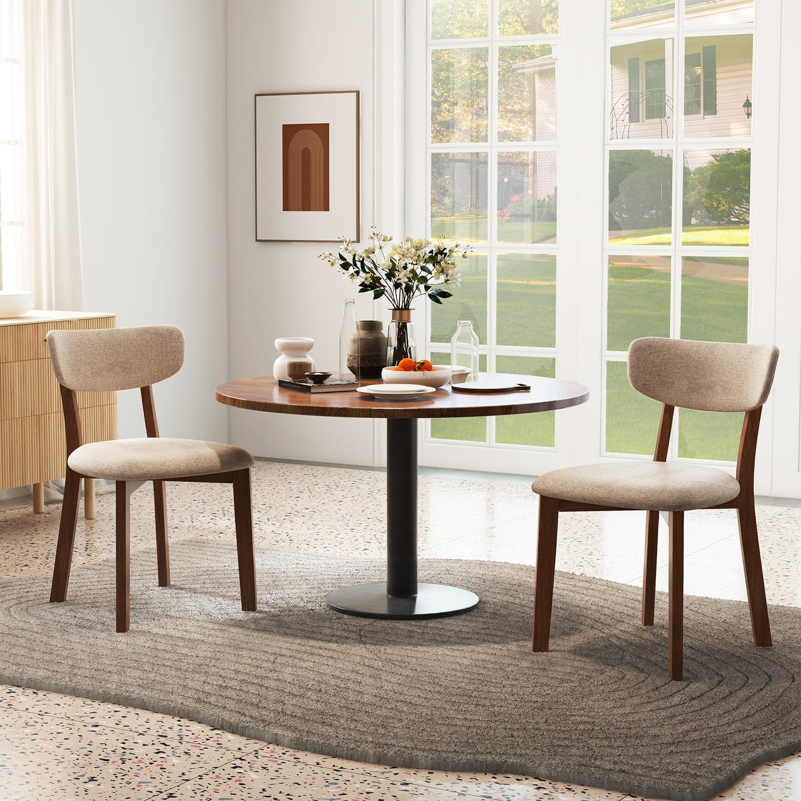 Upholstered Dining Chairs Set of 4