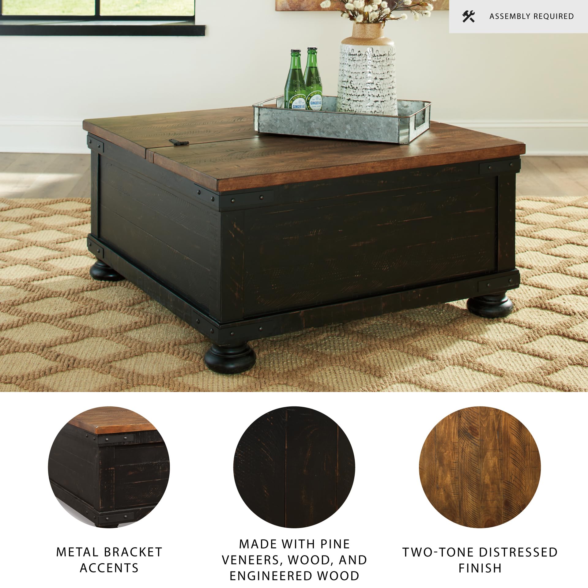 Lift Top Coffee Table with Storage