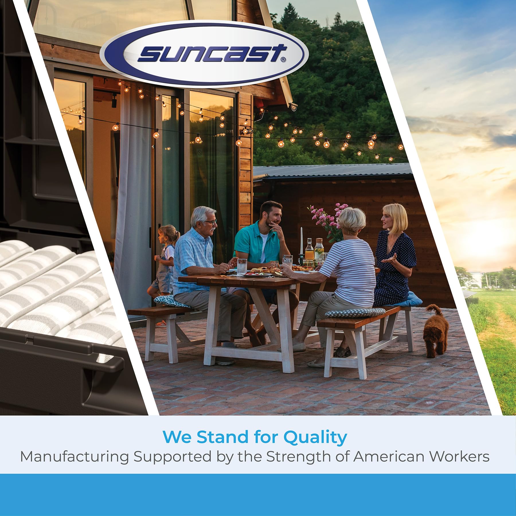 Outdoor Entertainment Bar with Storage