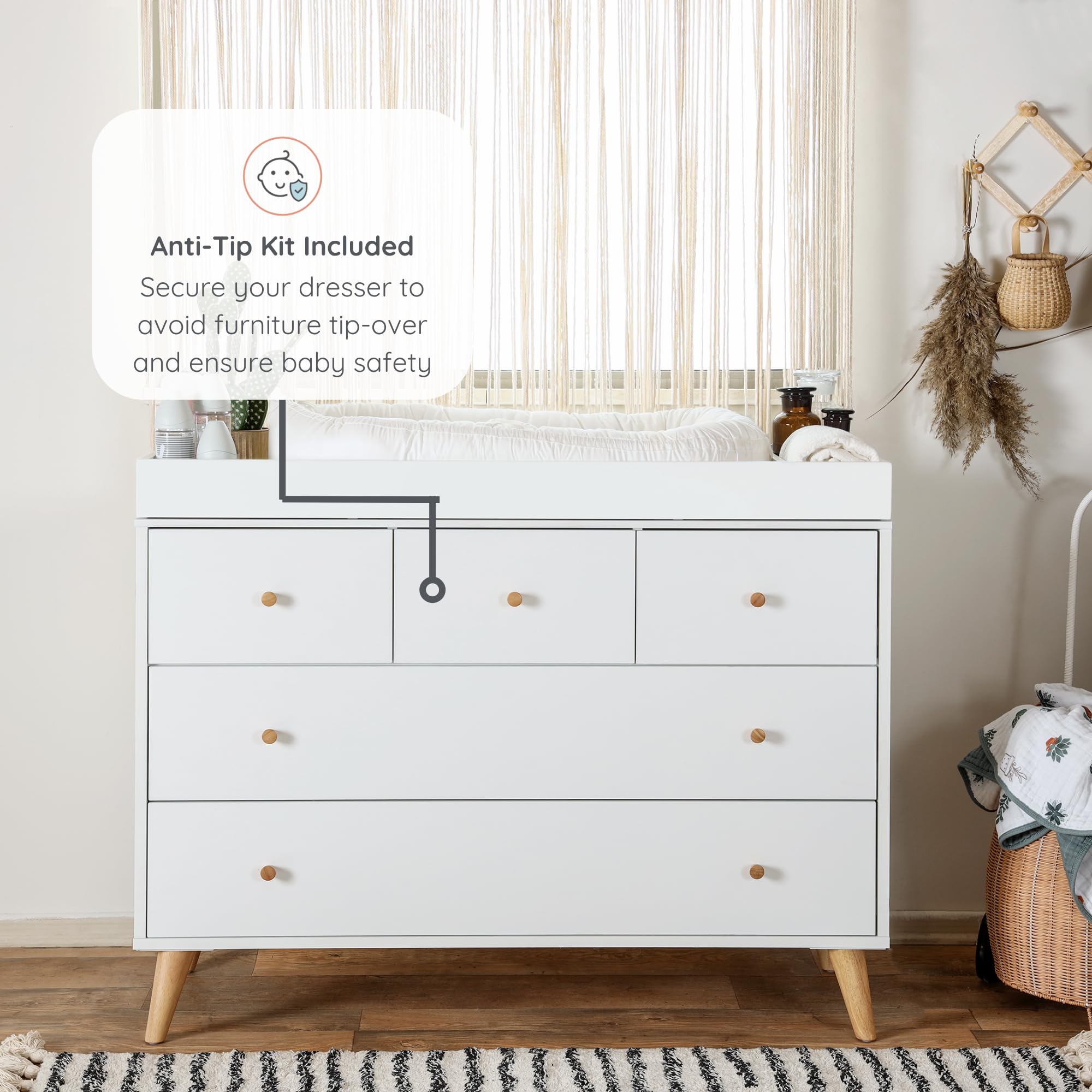 Austin 5-Drawer Dresser