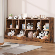 IDEALHOUSE Toy Bookshelf and Bookcase, Multi Shelf with Cubby Organizer Cabinet for Storage Books and Toys, for Bedroom, Playroom, Hallway