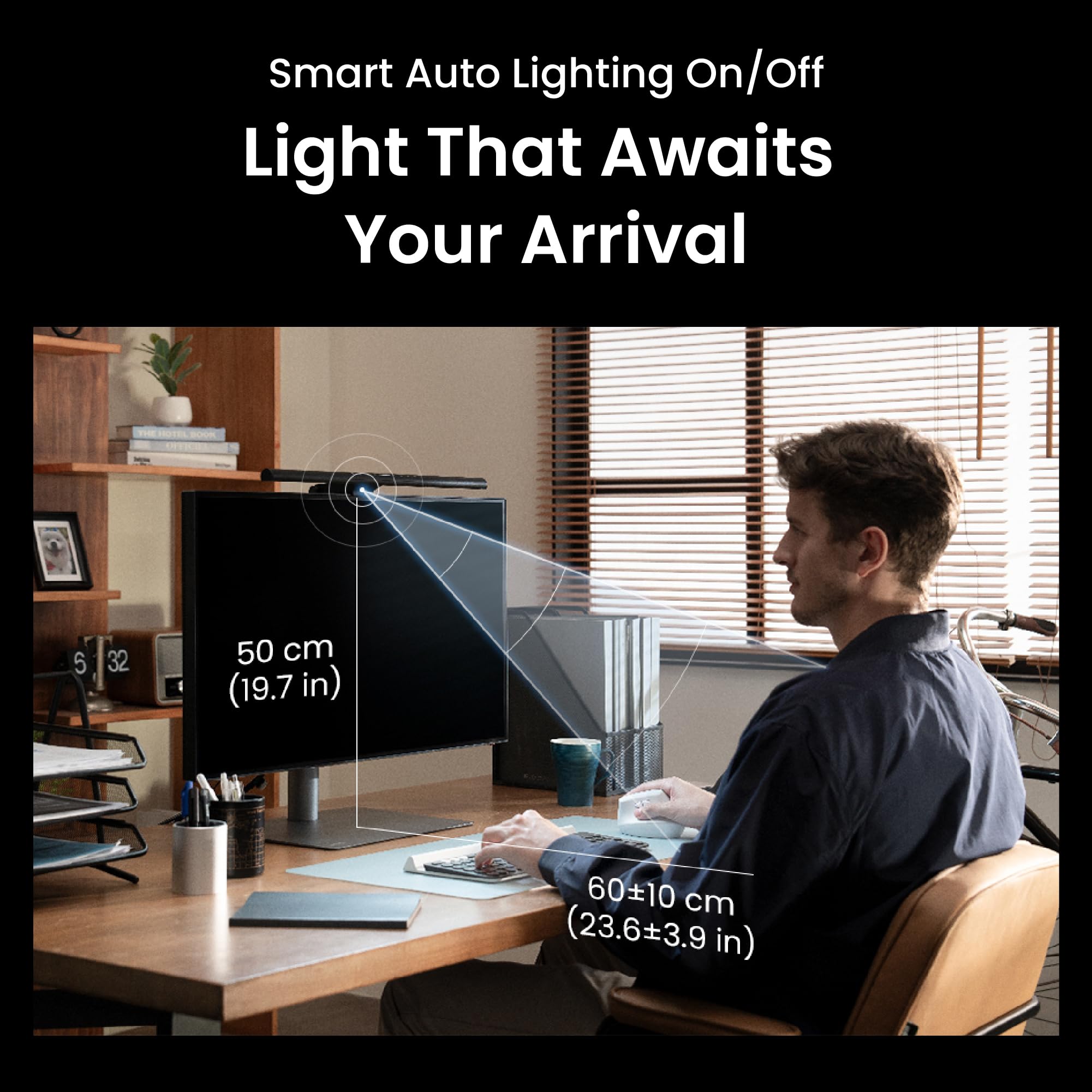 LED Monitor Light Bar with Motion Sensor