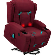 Power Lift Recliner with Massage and Heat