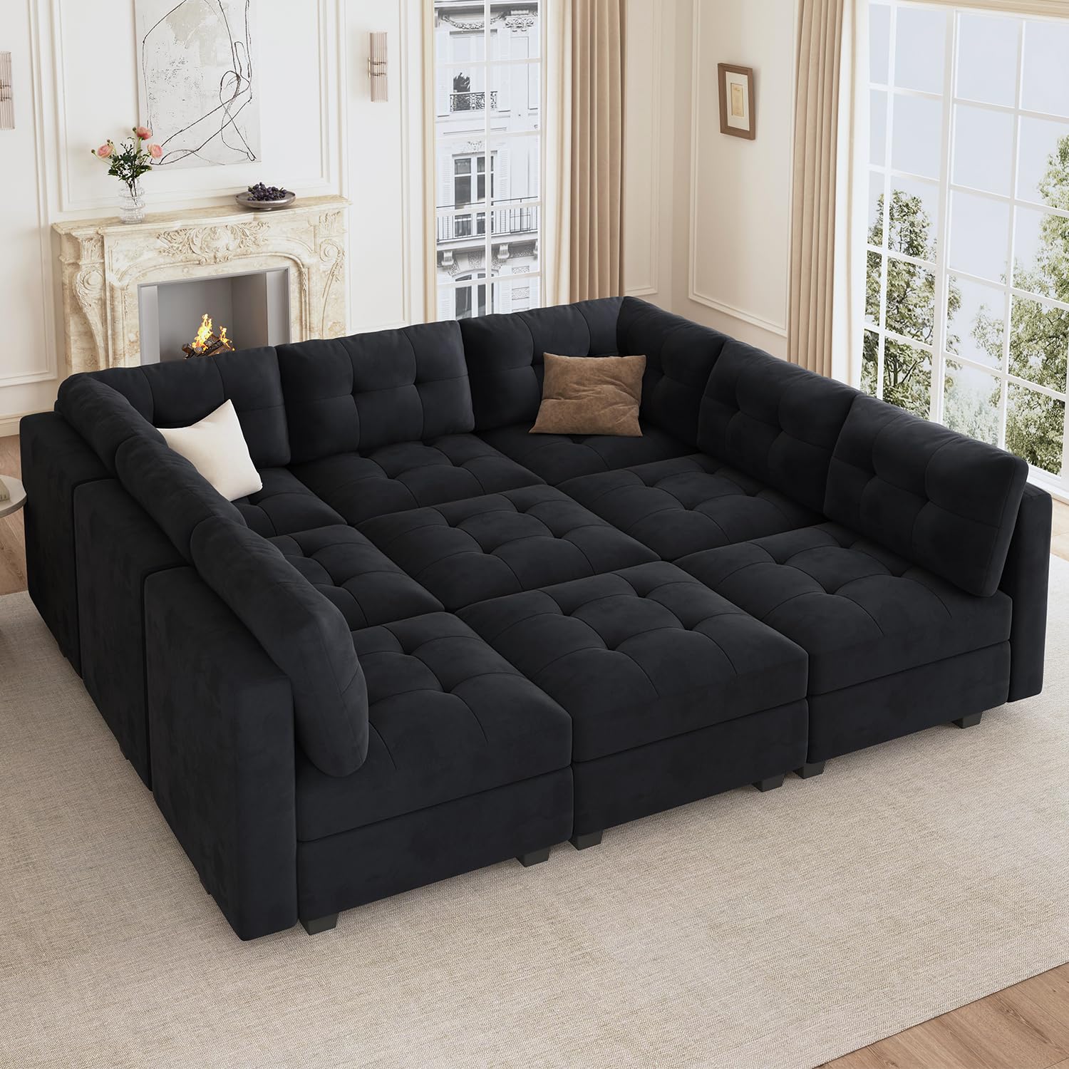 Modular Sectional Sofa with Storage