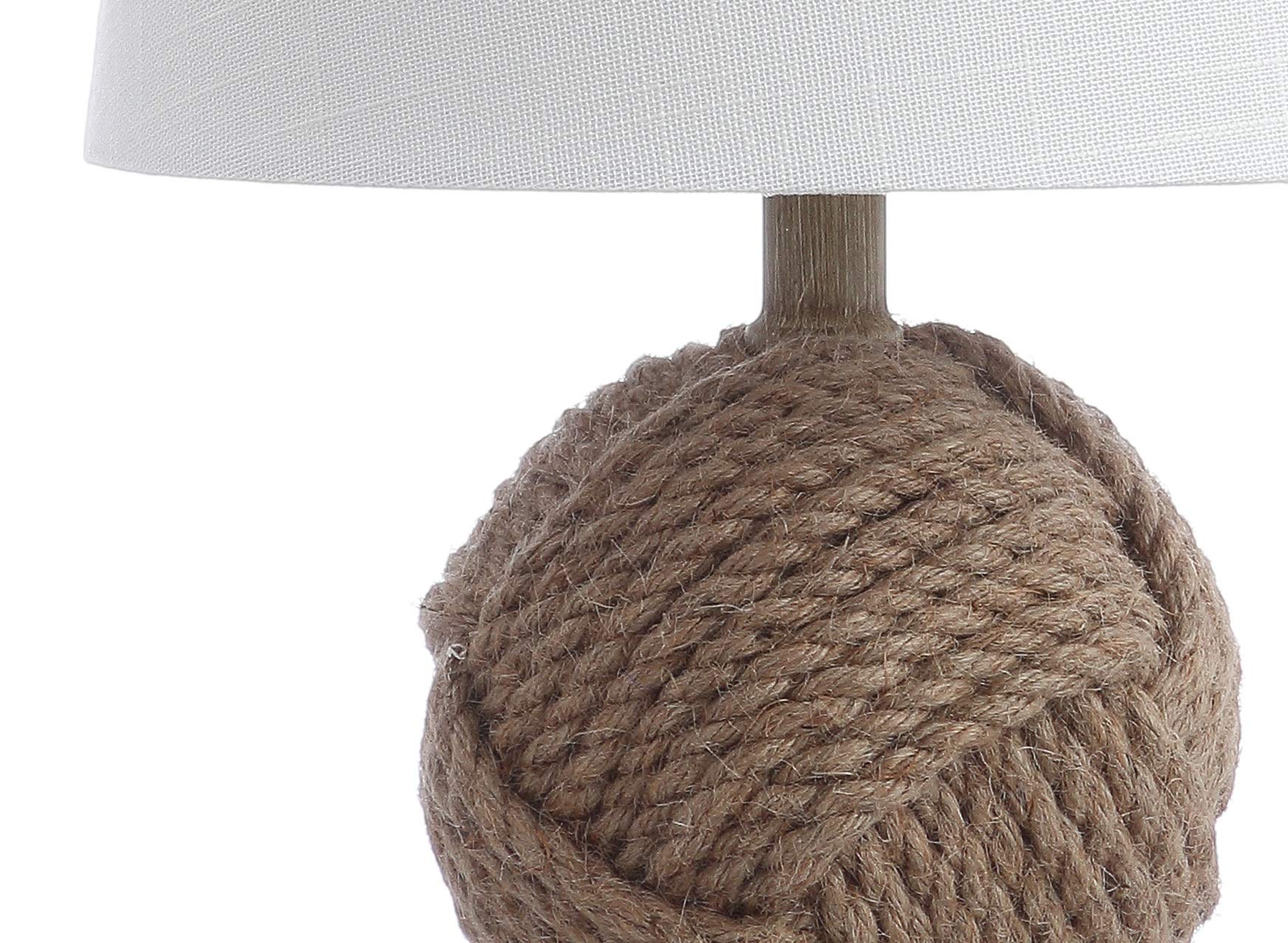 Coastal Rope Ball Table Lamp with LED Bulb