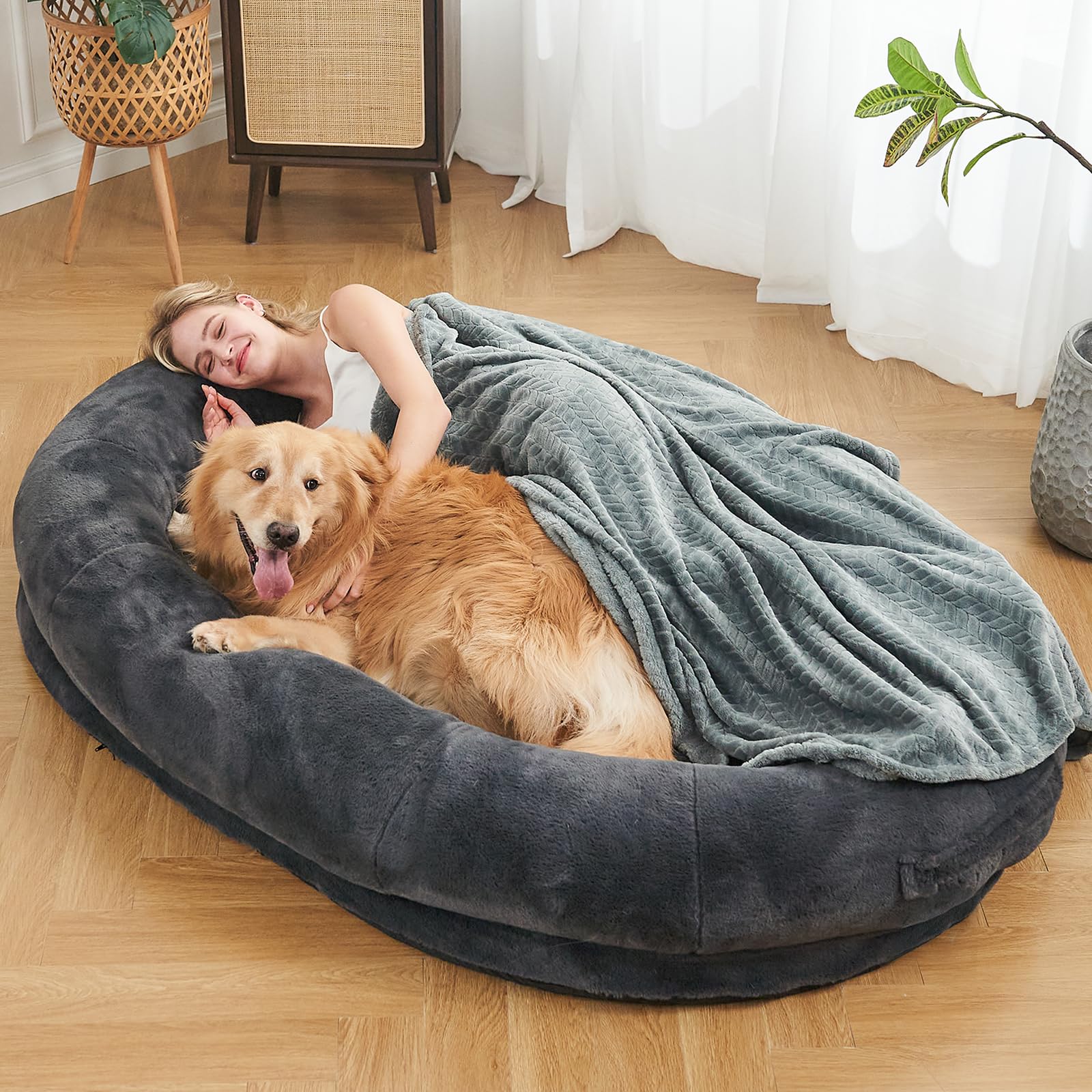 Human Dog Bed Cloud Bed for Humans and Dogs