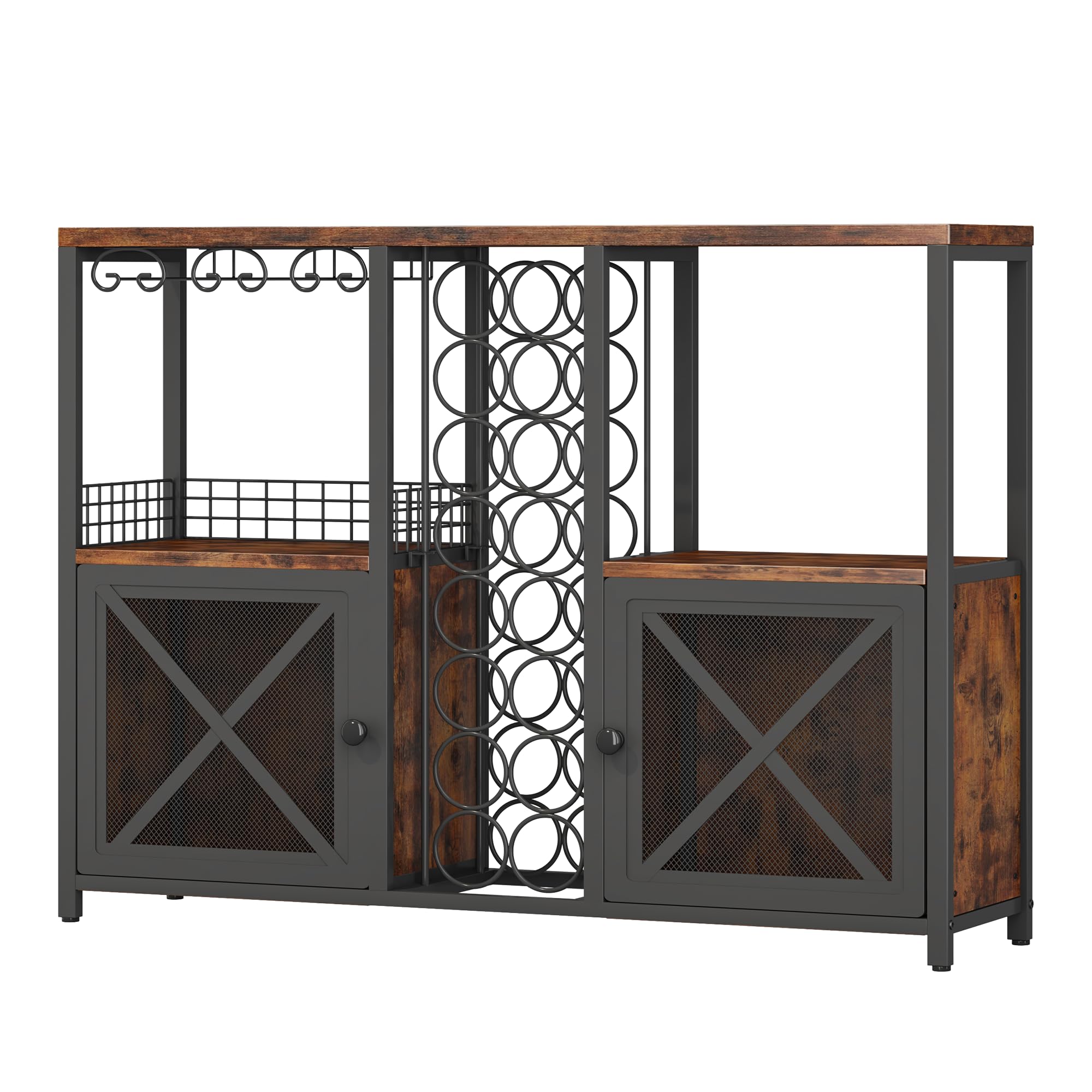 Wine Bar Cabinet with Storage