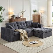 Modular Sectional Sofa with L-Shape Chaise