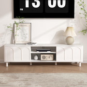 70 Inch TV Stand Entertainment Center with Sliding Doors