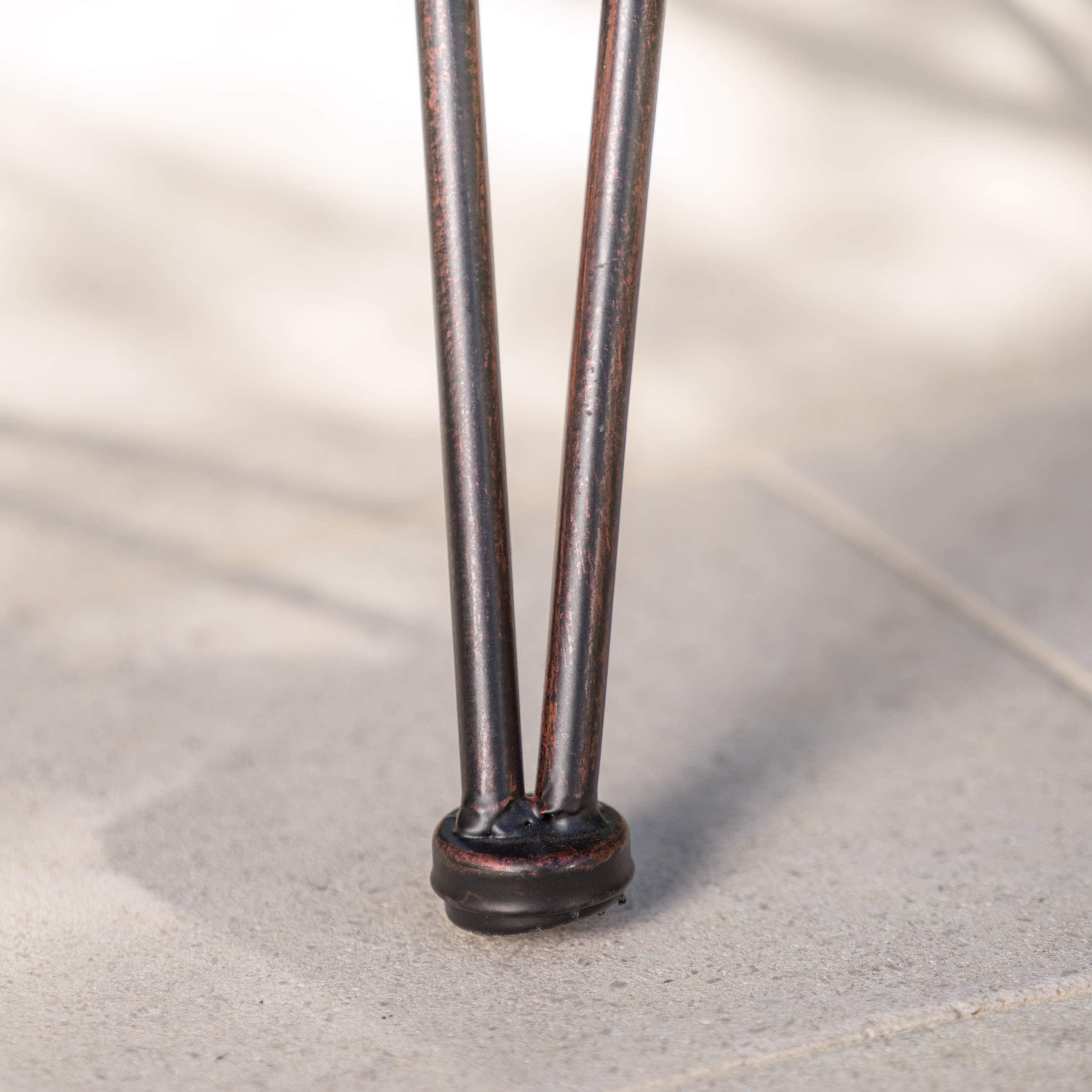 Outdoor Wicker Barstools with Iron Frame