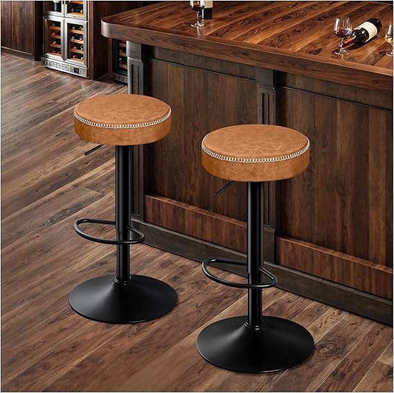 Adjustable Bar Stools Set of 2