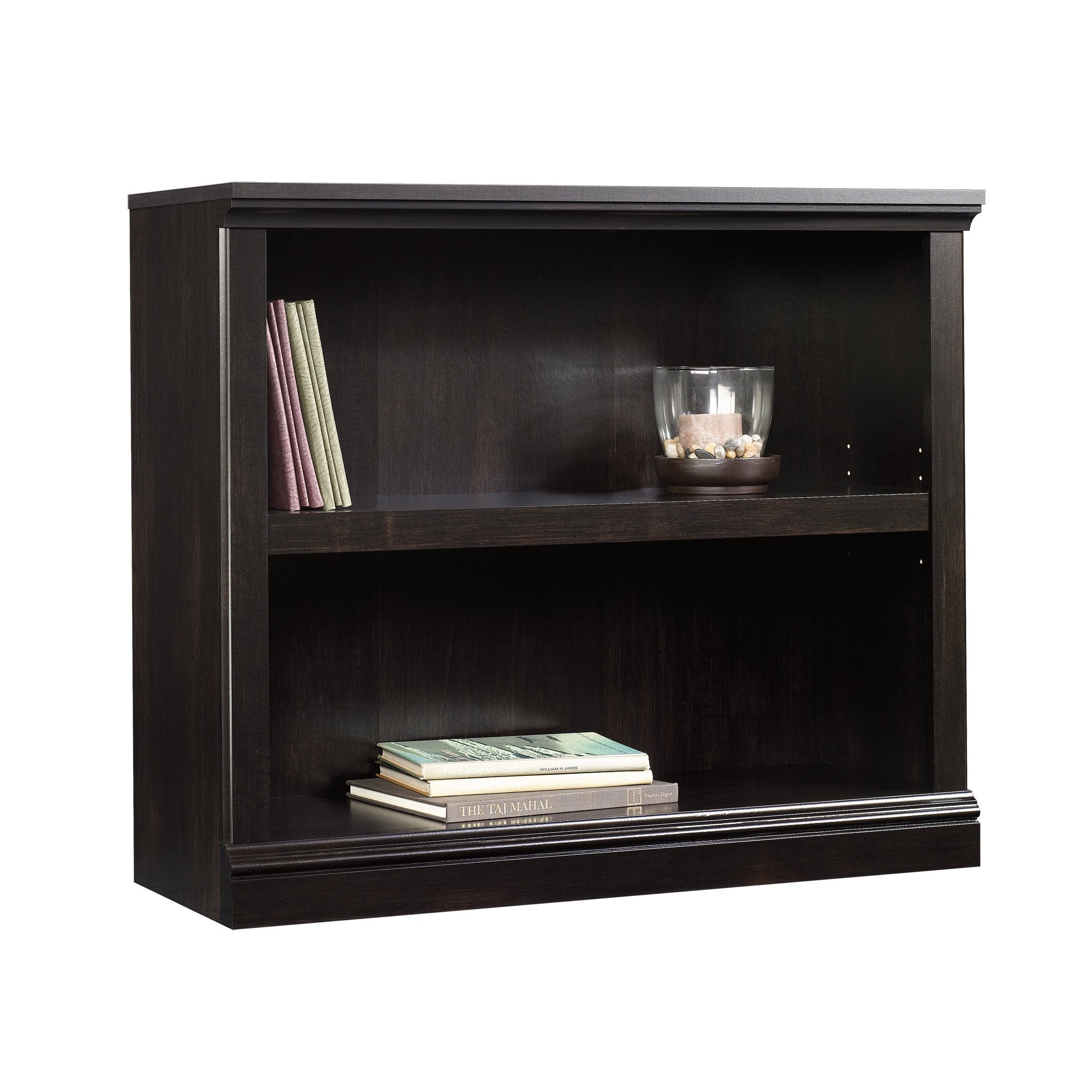 2-Shelf Bookcase Estate Black