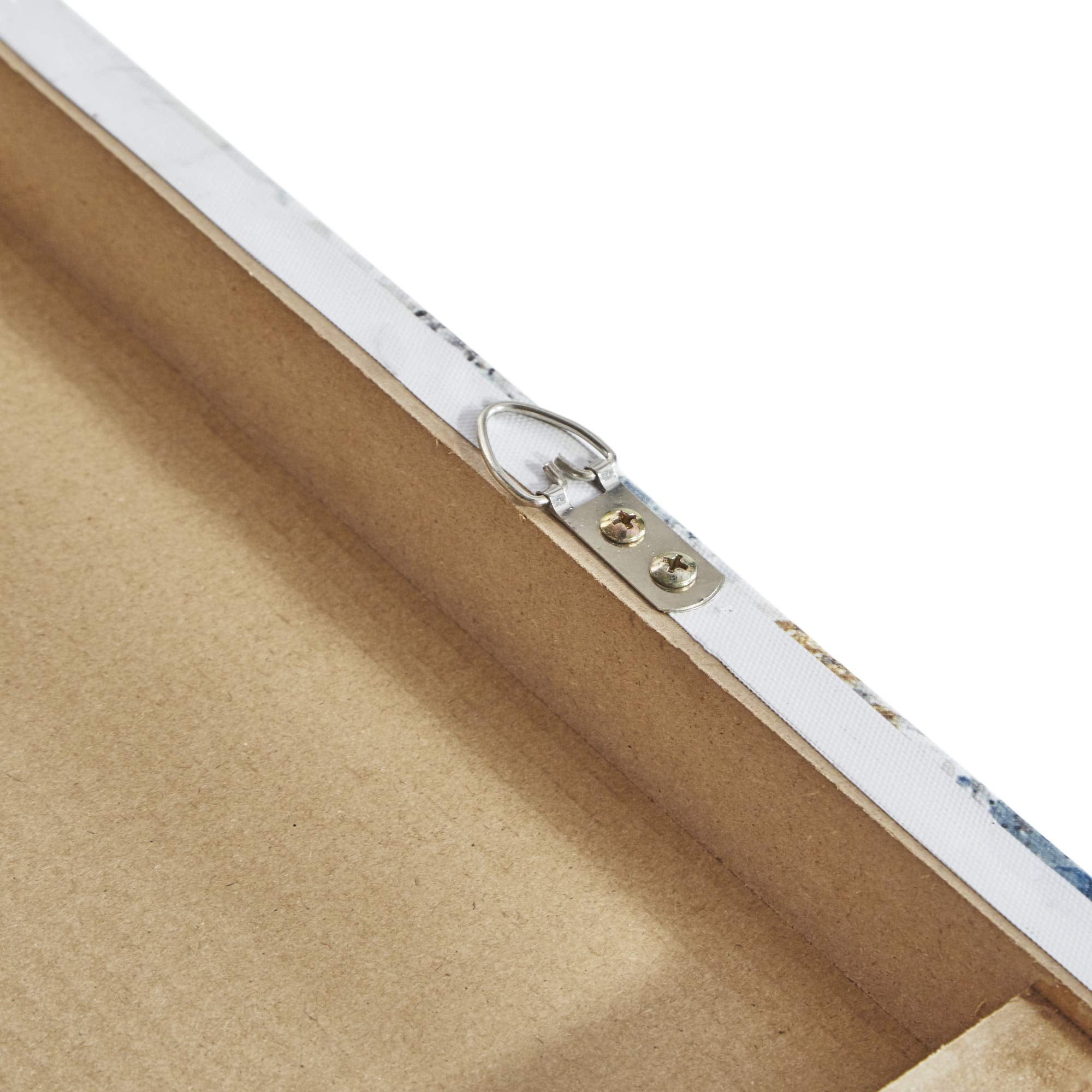 Blue Midst Forest Triptych Canvas Wall Art Set - 3 Piece Abstract Landscape