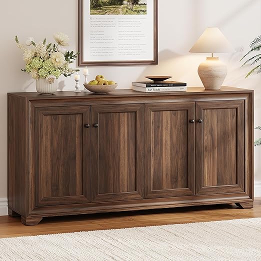 60" Buffet Cabinet with Storage and Adjustable Shelves