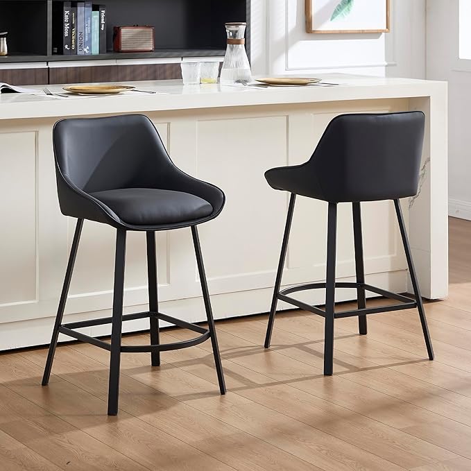 26" Counter Height Bar Stools Set of 2