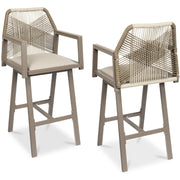 Outdoor Swivel Bar Stools Set of 2