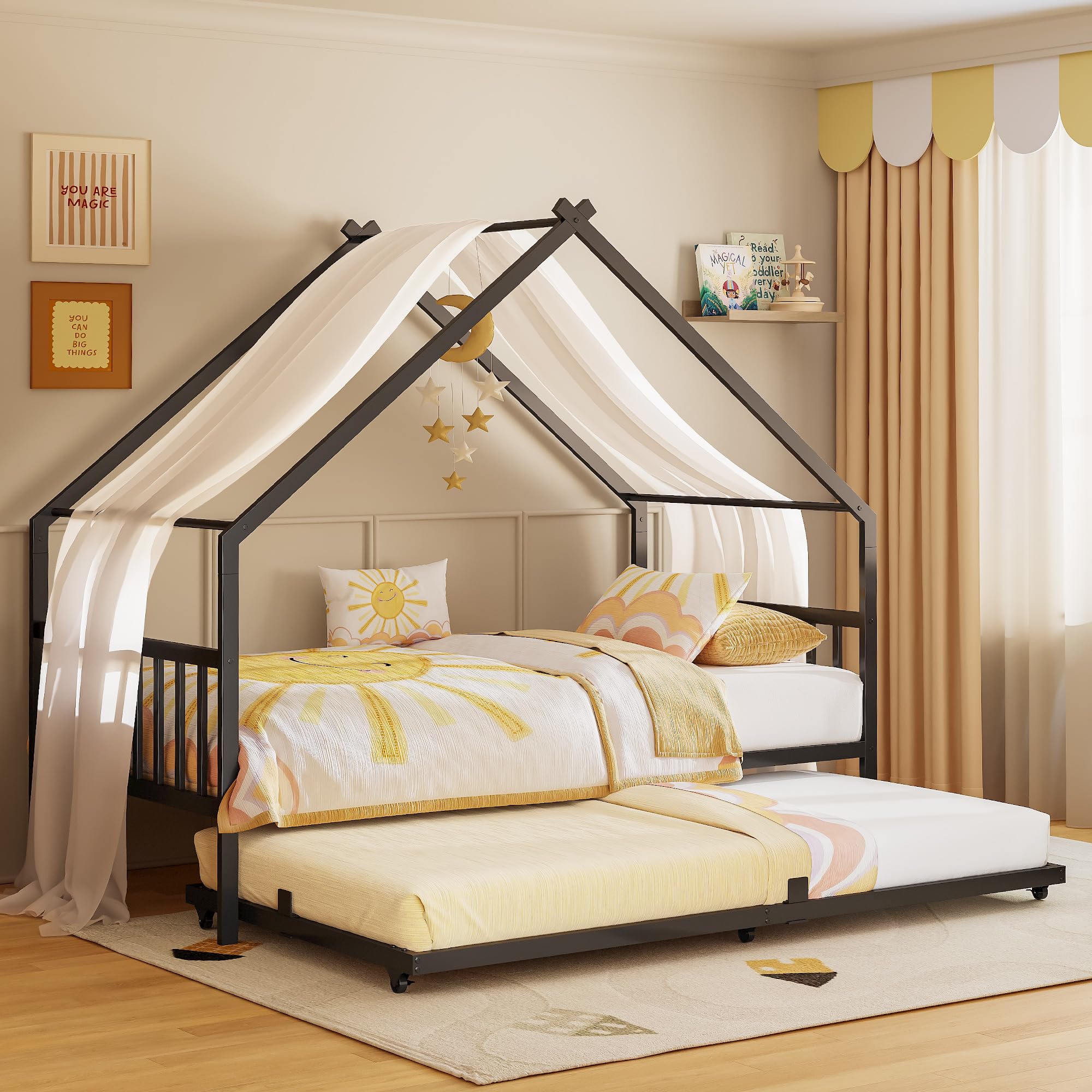 Twin House Daybed with Trundle