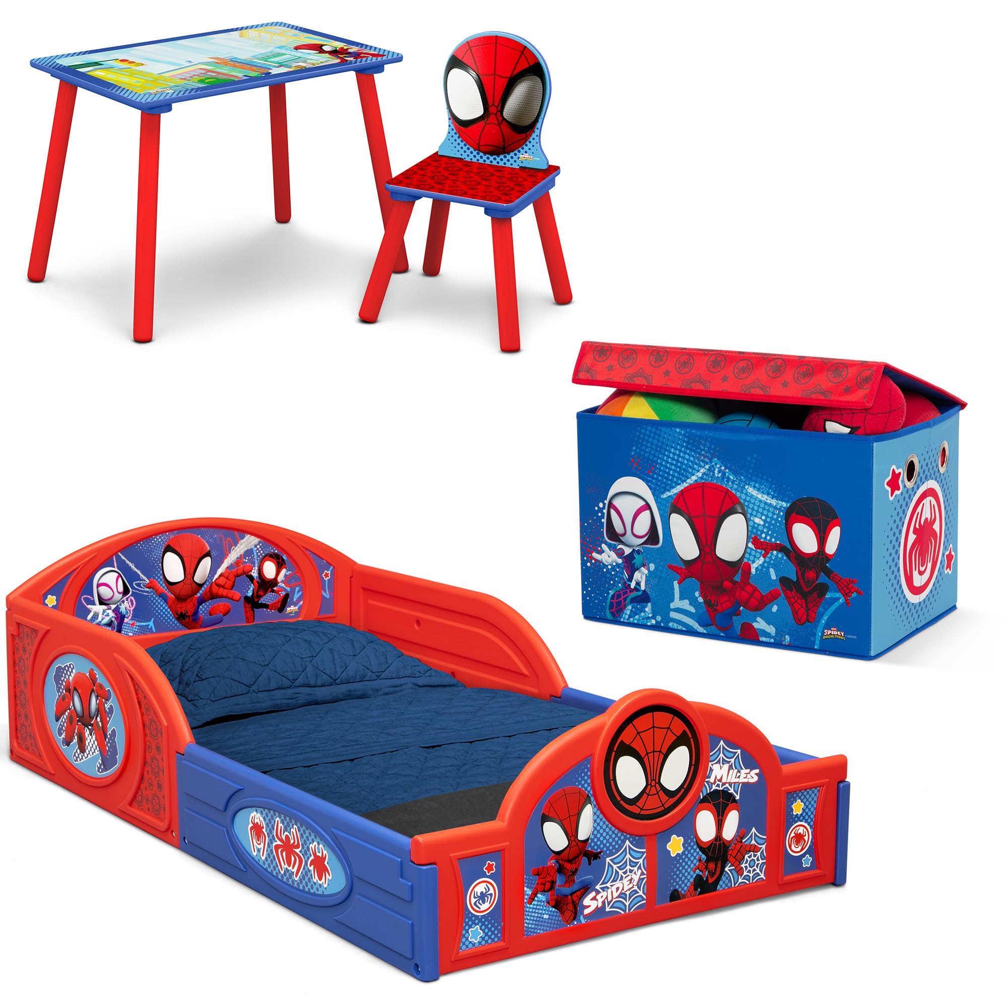 Spidey 4-Piece Toddler Bedroom Set