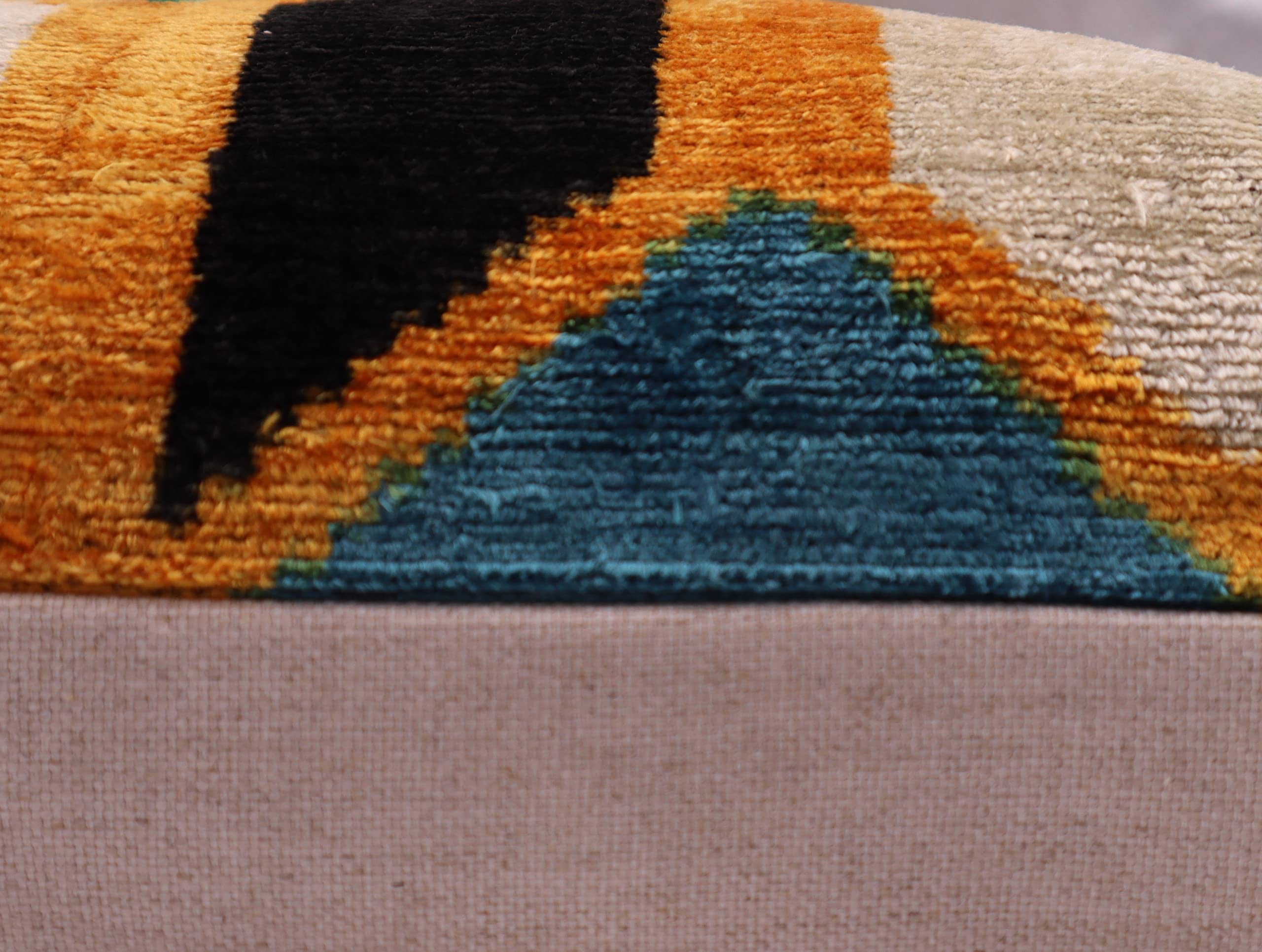 Handmade Velvet Throw Pillow 16x24