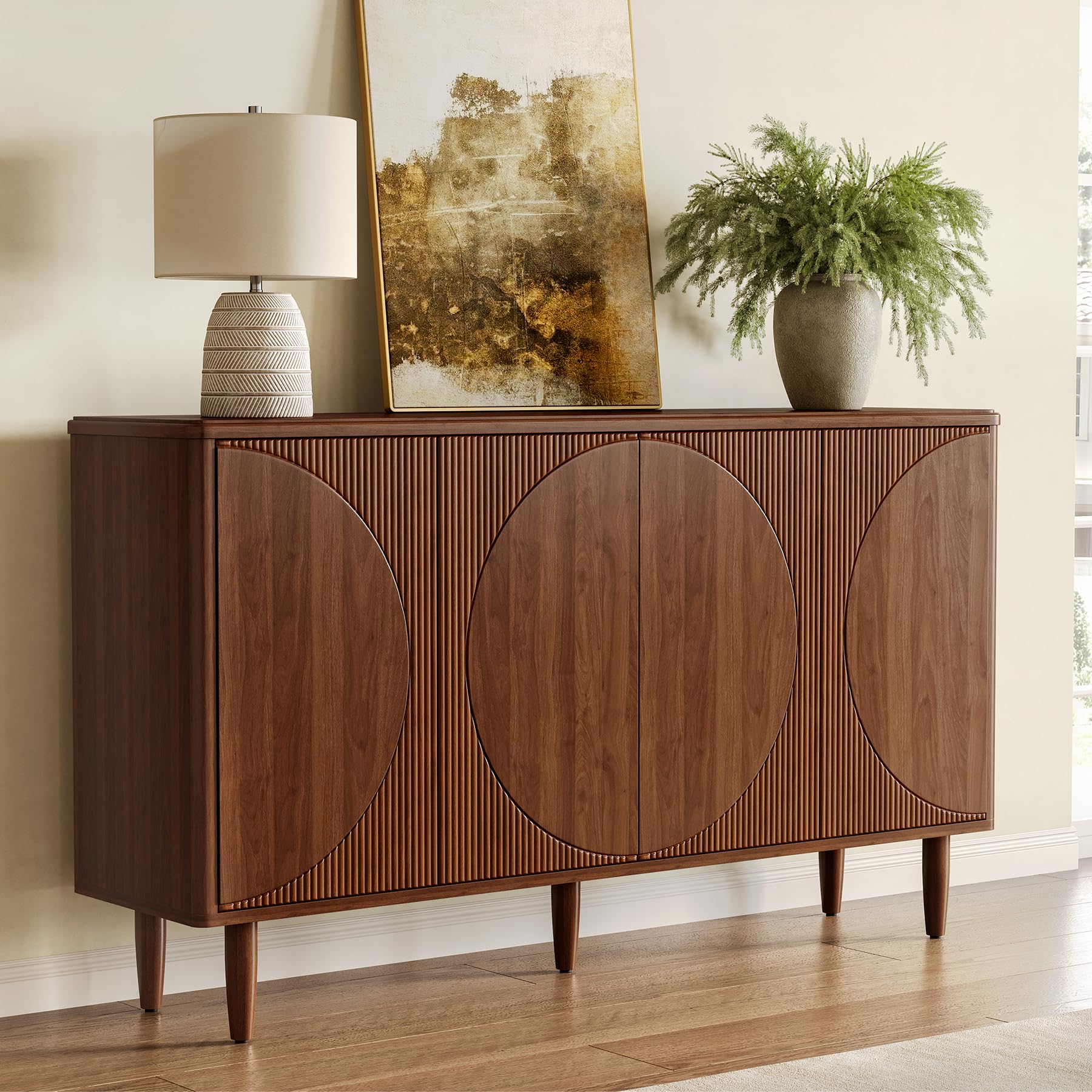 59-Inch Buffet Cabinet Sideboard with Storage