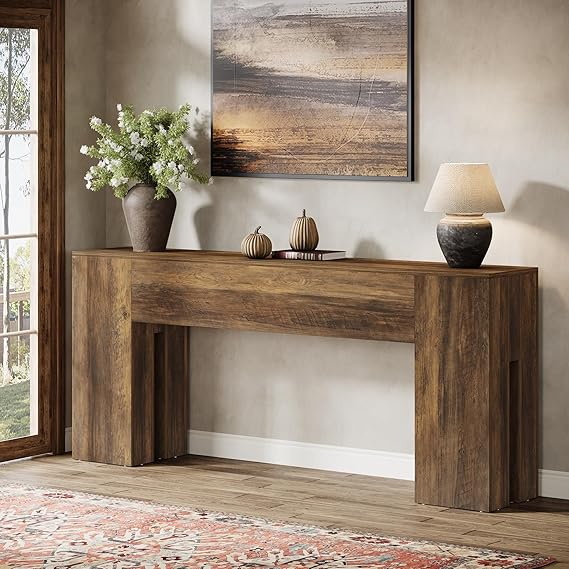 71-Inch Console Table for Entryway