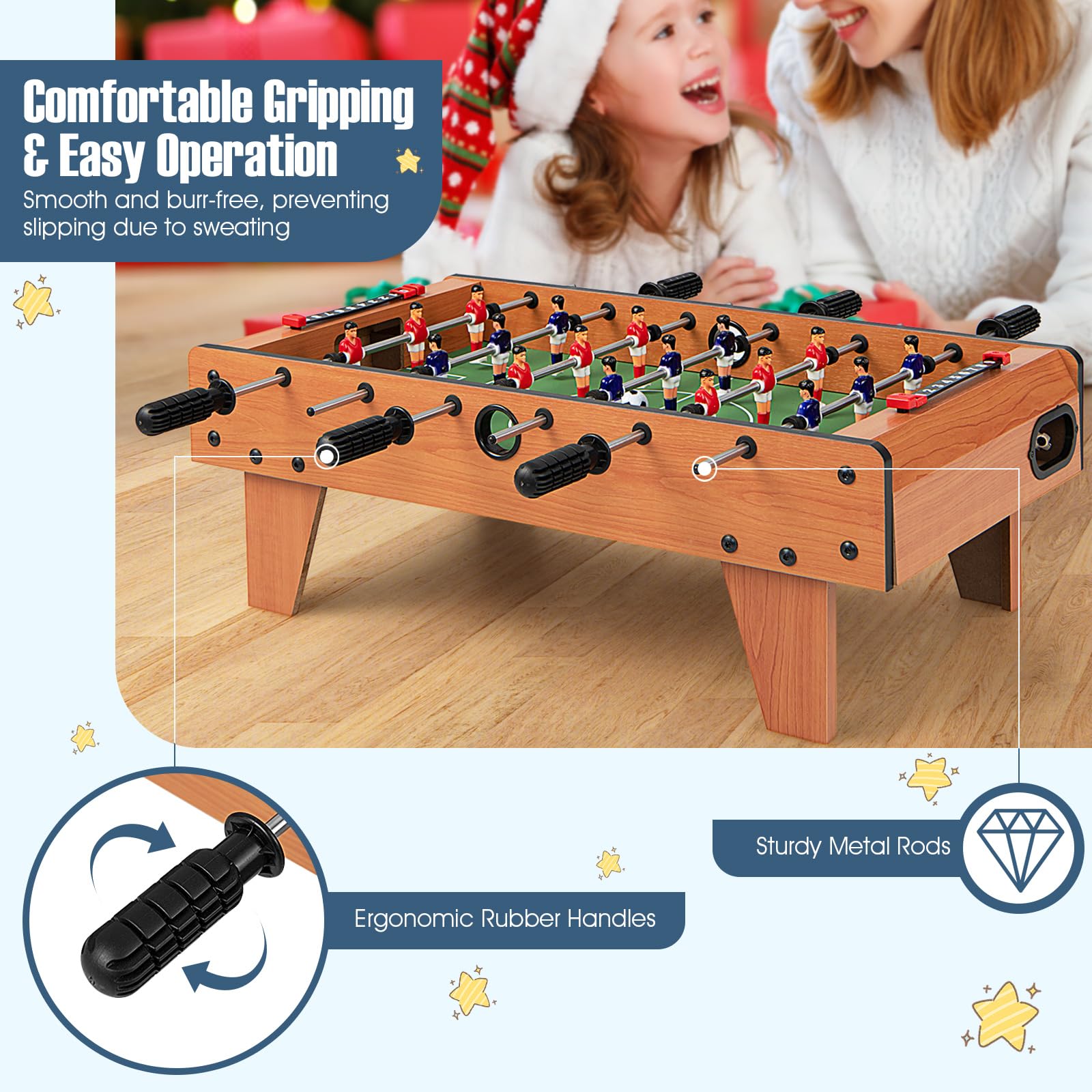 27" Tabletop Foosball Table