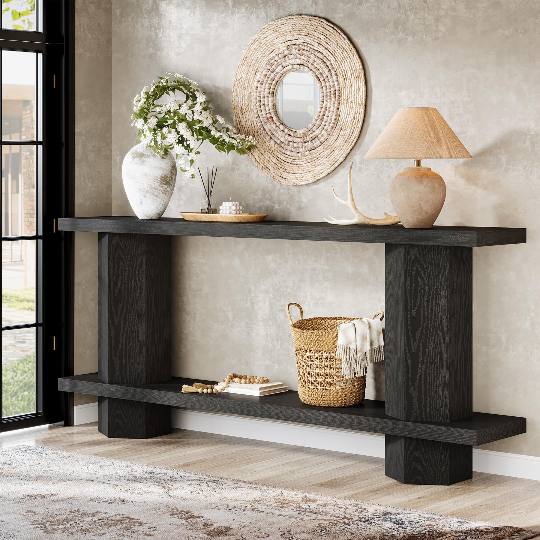 71-Inch Long Console Table for Entryway