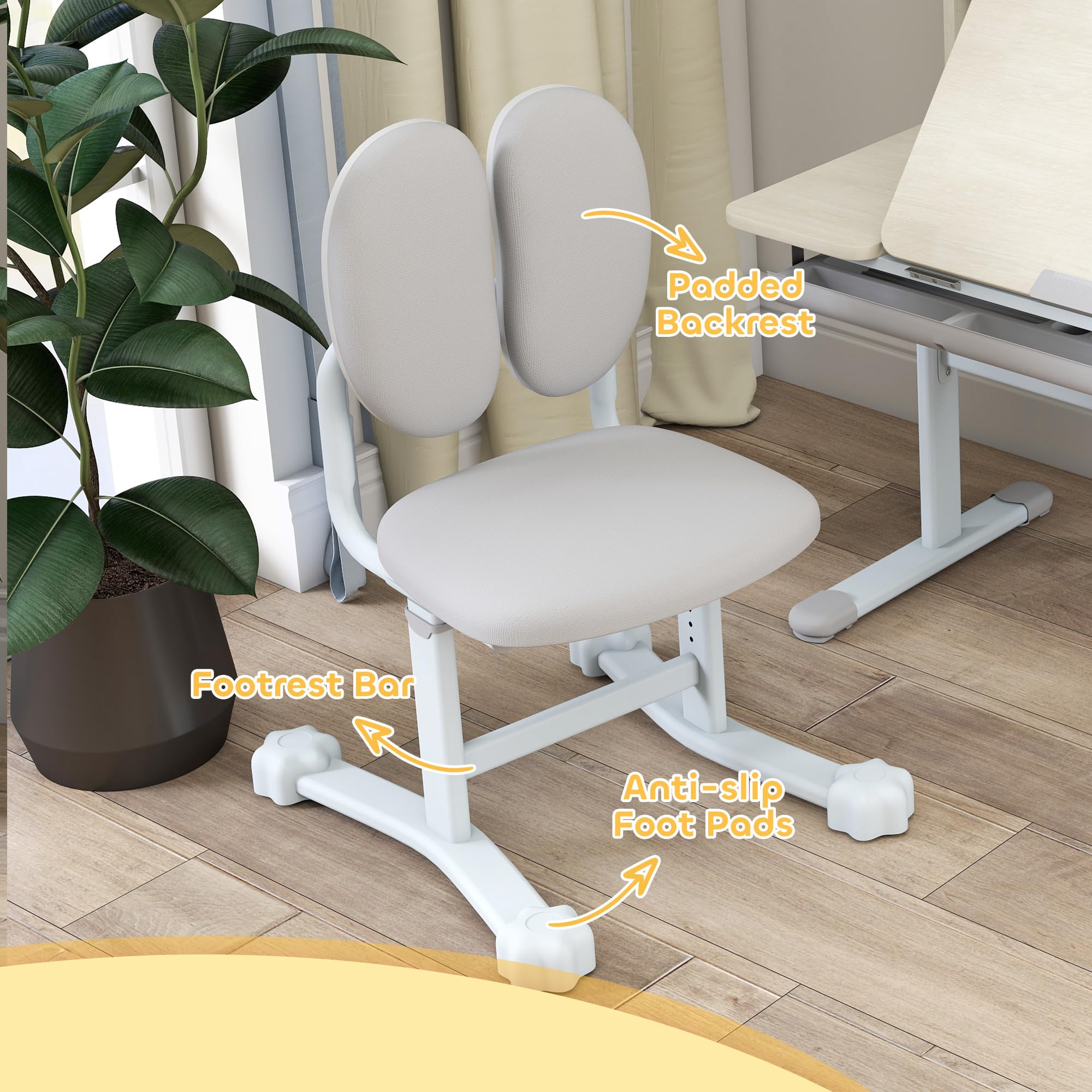 Adjustable Kids Desk and Chair Set