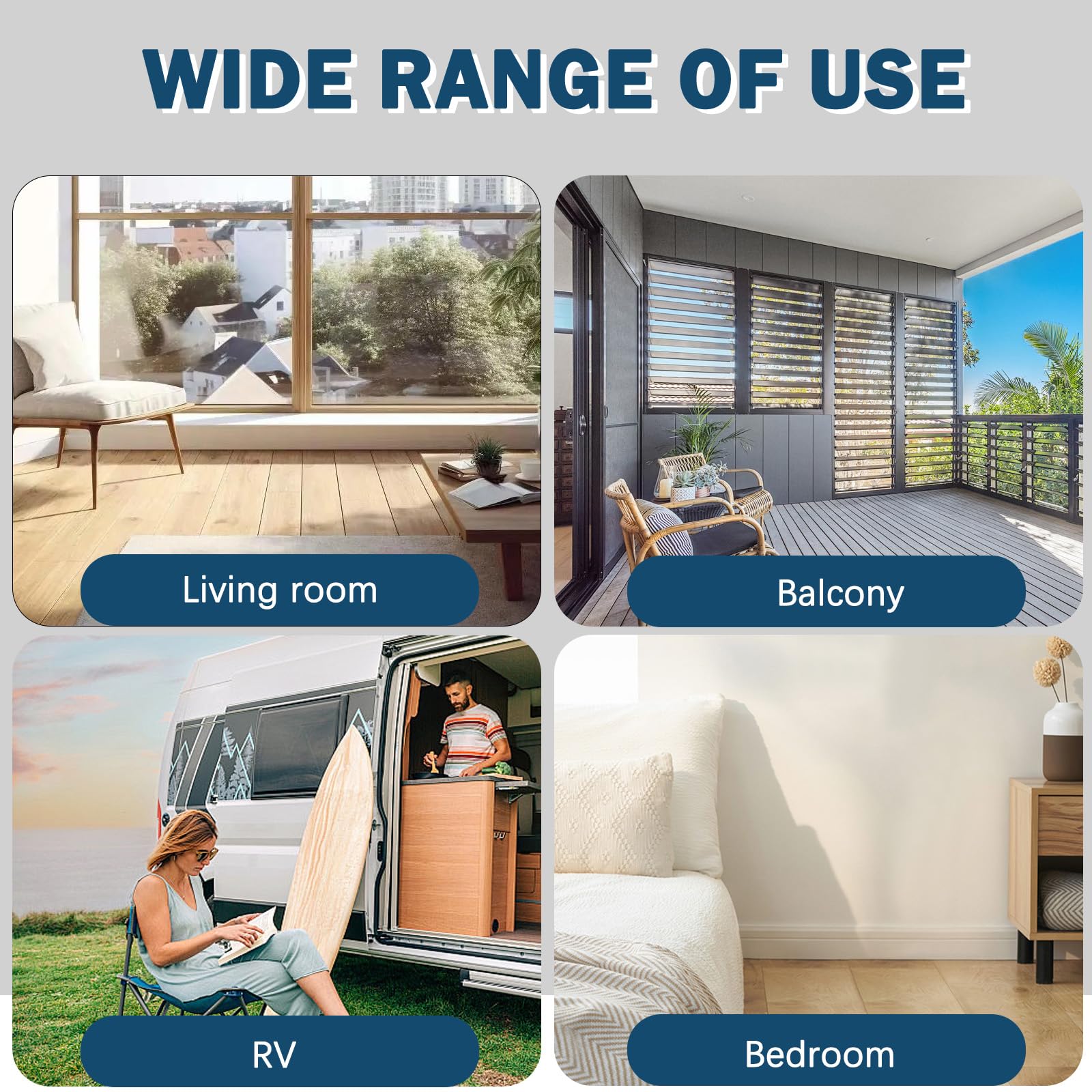 TV Trays Set of 4 Folding Dinner Tables for Living Room