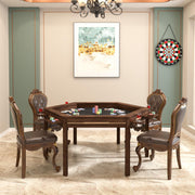 Hexagonal Gaming Table with Removable Top