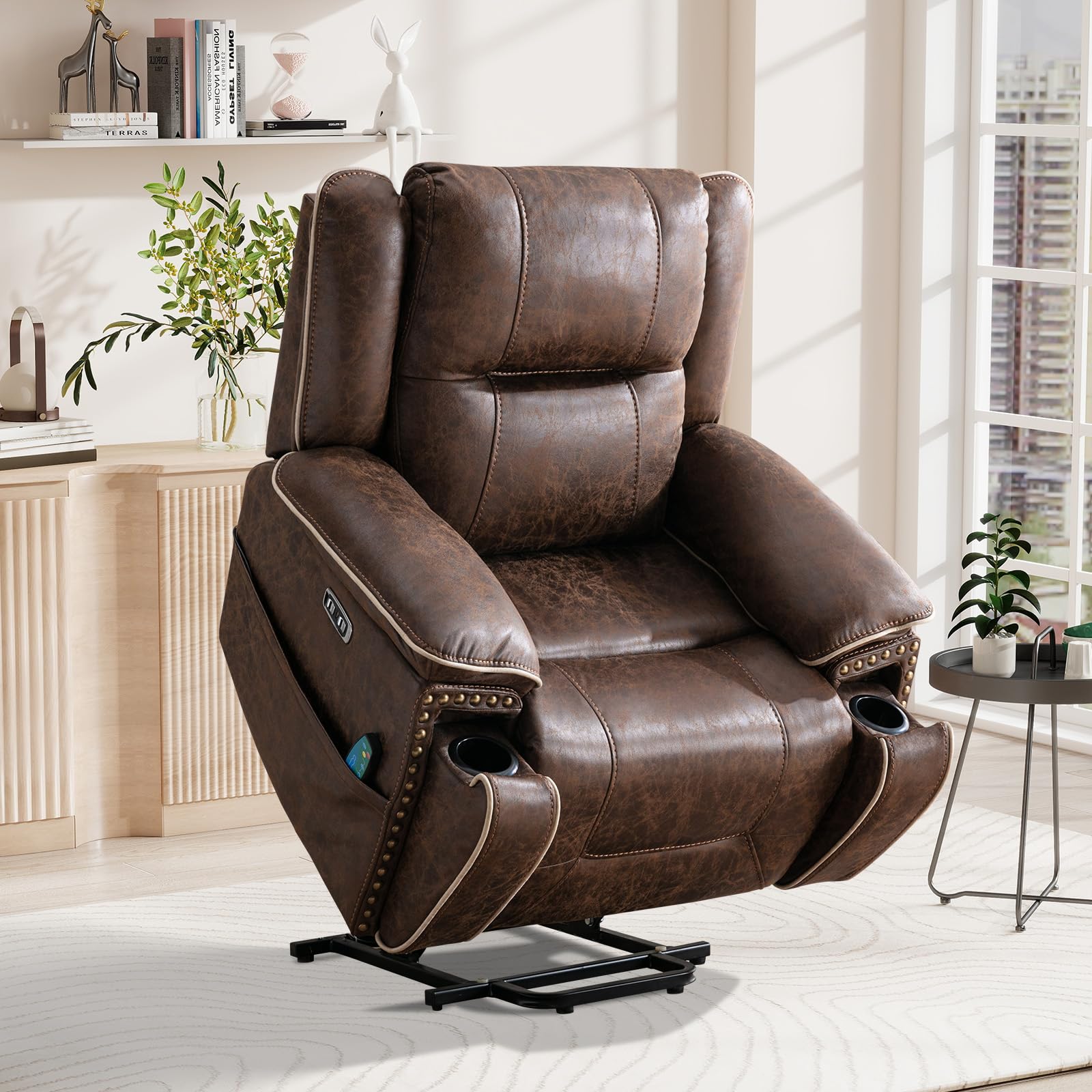Power Lift Recliner Chair with Massage and Heat