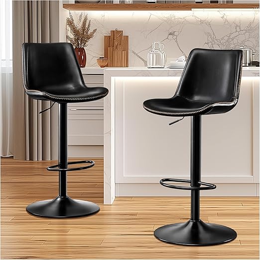 Adjustable Bar Stools Set of 2