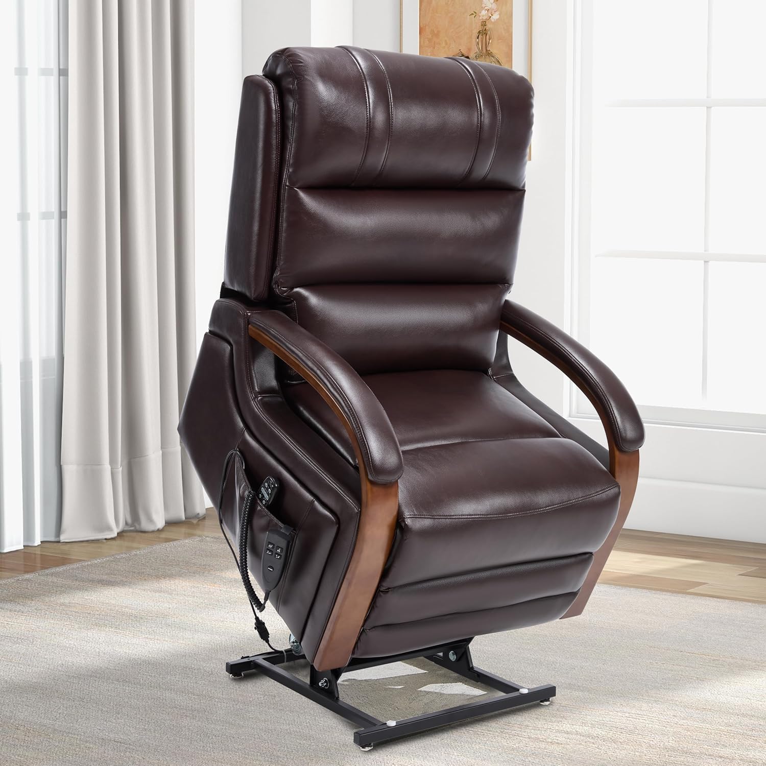 Dual Motor Power Lift Recliner Chair with Massage and Heat