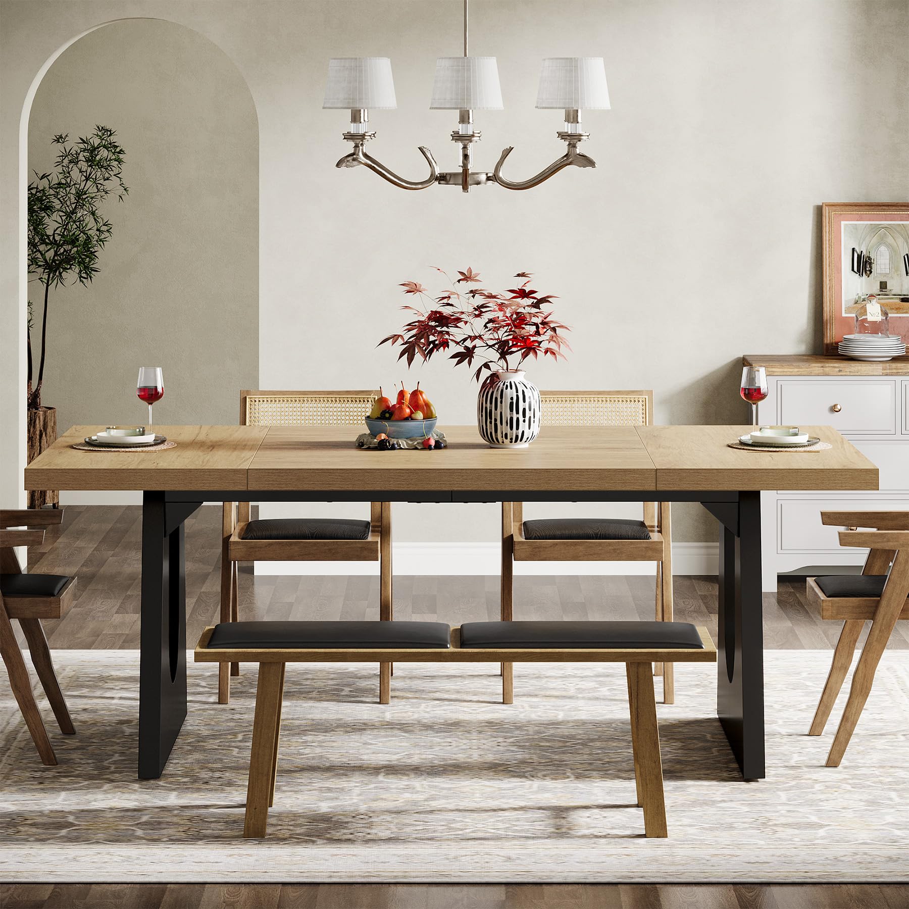 Large Dining Table for 6-8 People