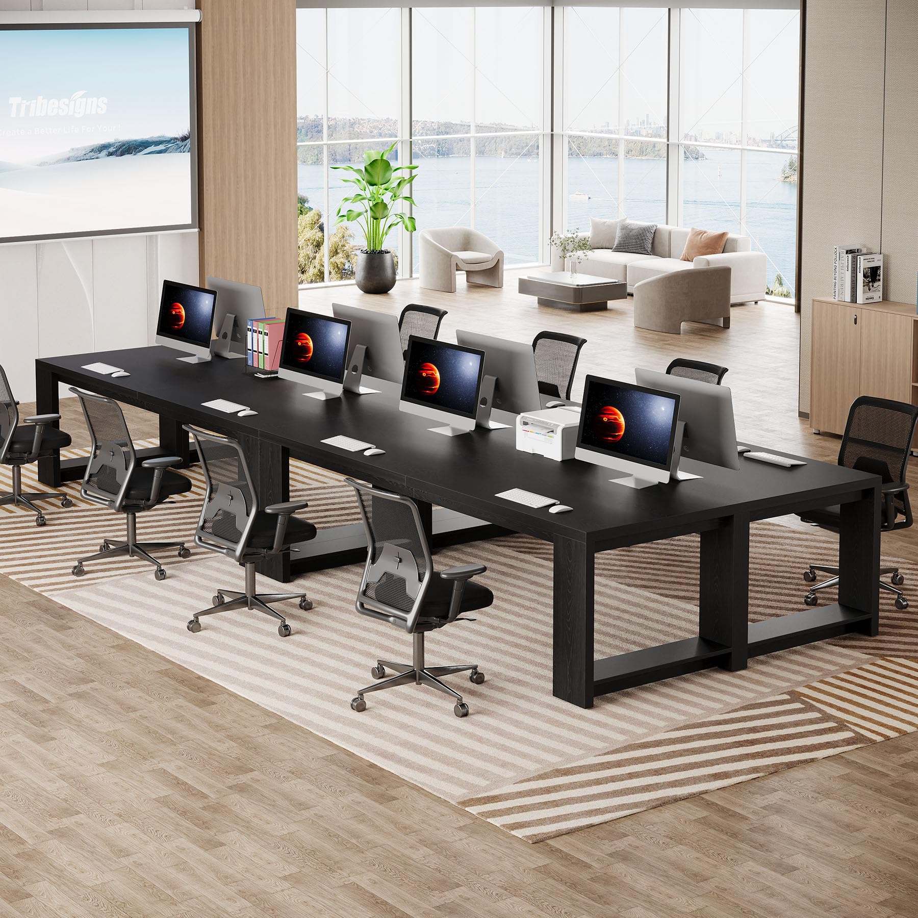 7 ft Conference Table for 6-8 People