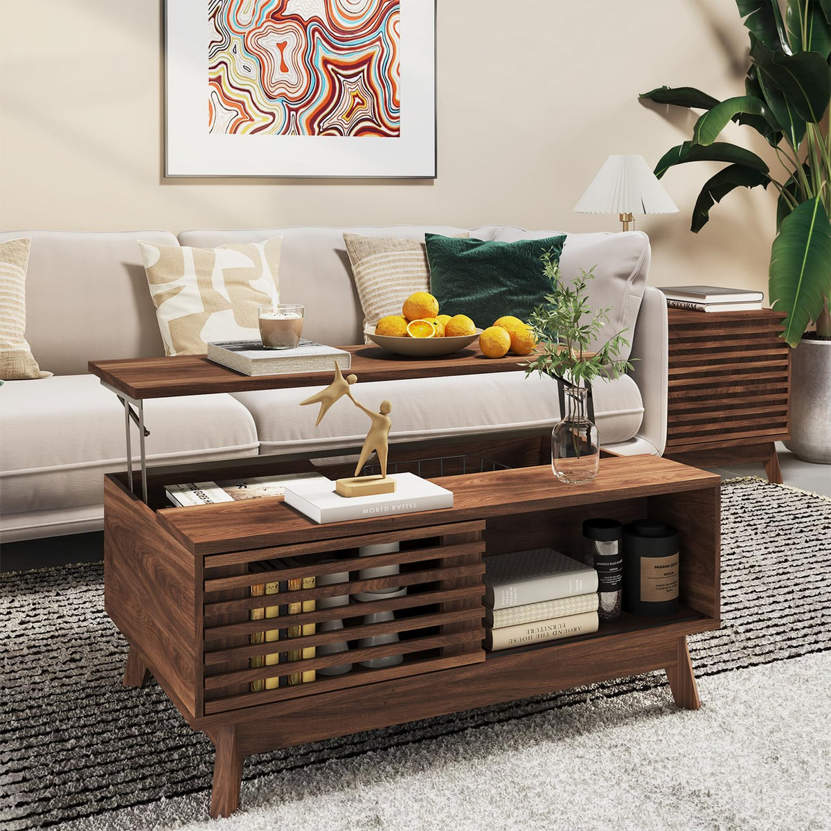 Lift Top Coffee Table with Storage