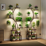 9-Tier Plant Stand with Grow Lights 62 Inch