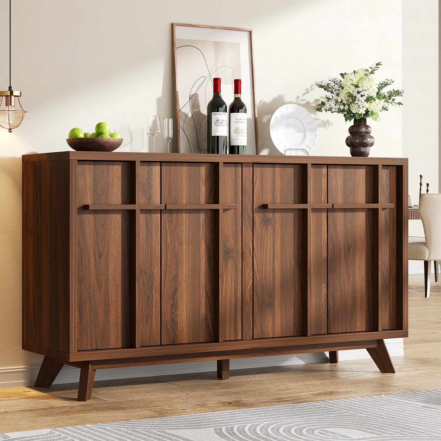 59" Modern Buffet Cabinet with Storage