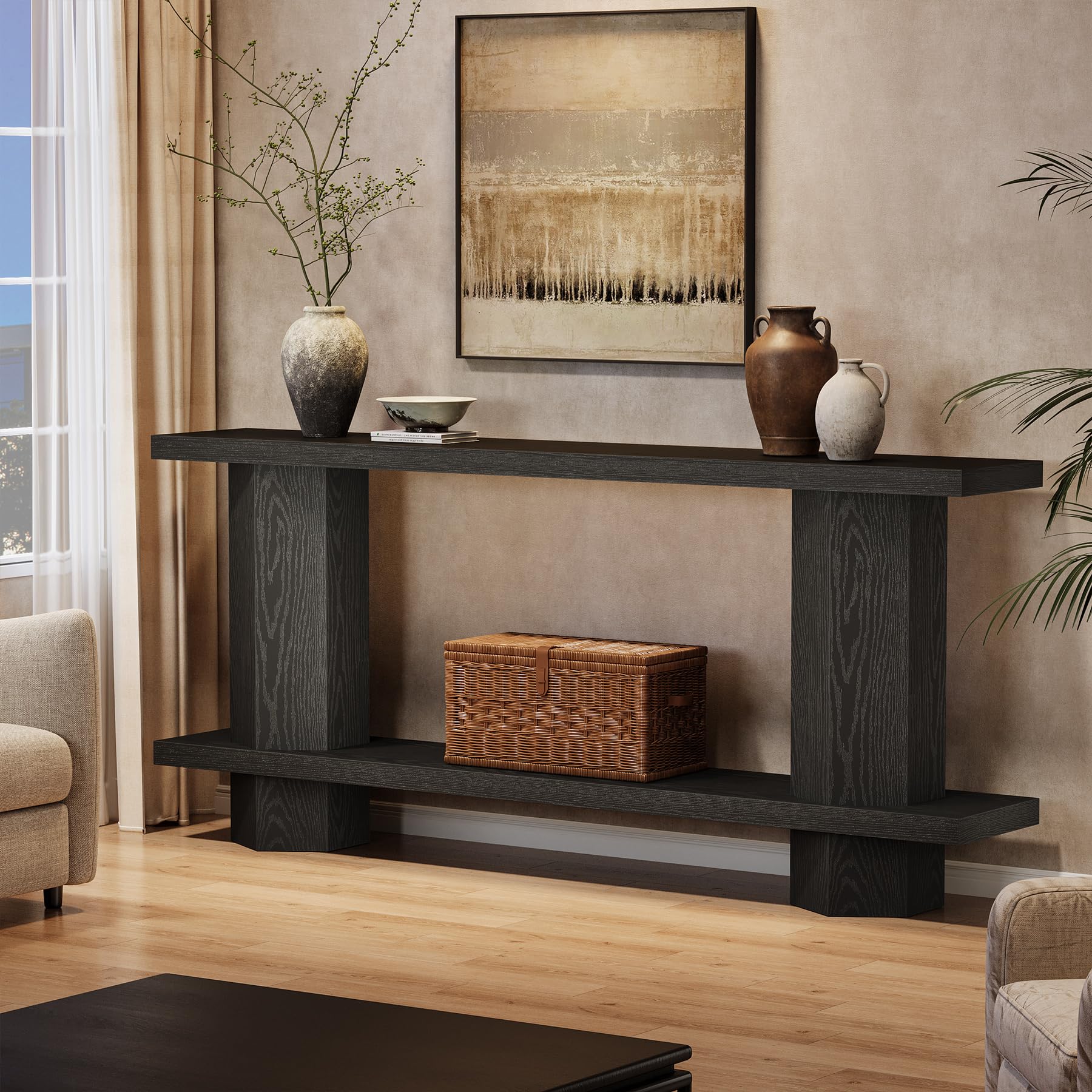 71-Inch Long Console Table for Entryway