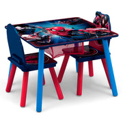 Spider-Man Kids Table and Chair Set with Storage