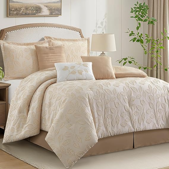 7-Piece Boho Comforter Set Queen